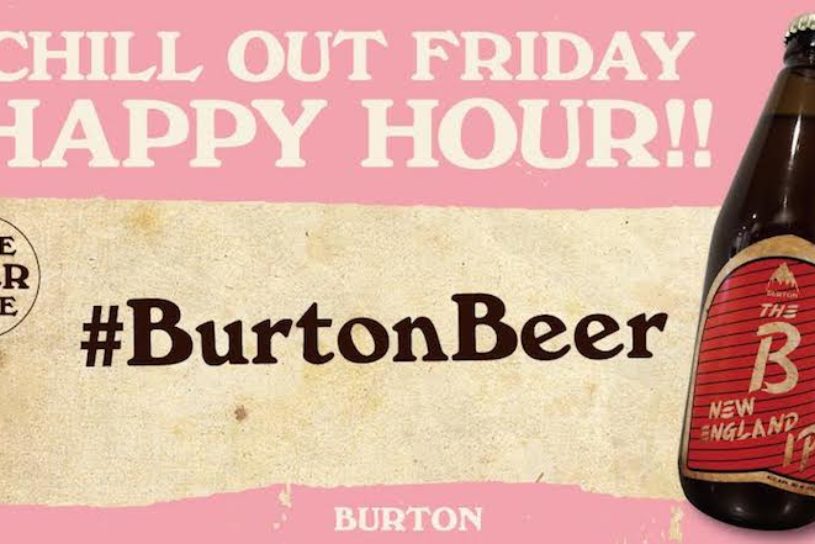 金曜だけもらえる限定ビールで、バートンから始まる特別な週末を！