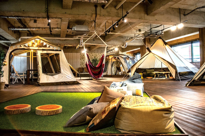 ogawaのコンセプトストアに“キャンプを疑似体験できるカフェ”がオープン。