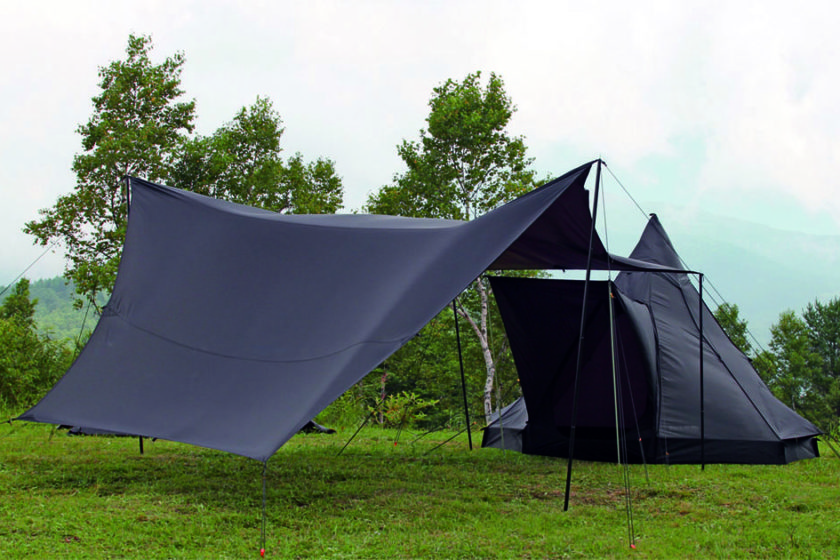 カナディアンイースト(Canadian East) アウトドア キャンプ テント ワンポールテント ピルツ12 5?6人用 ブラック CET 