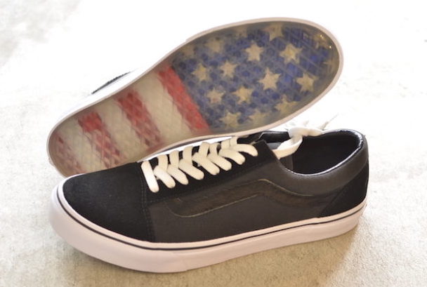 VANS×Cloveruのコラボモデルは、ソールに星条旗を掲げたリッチな注目作 