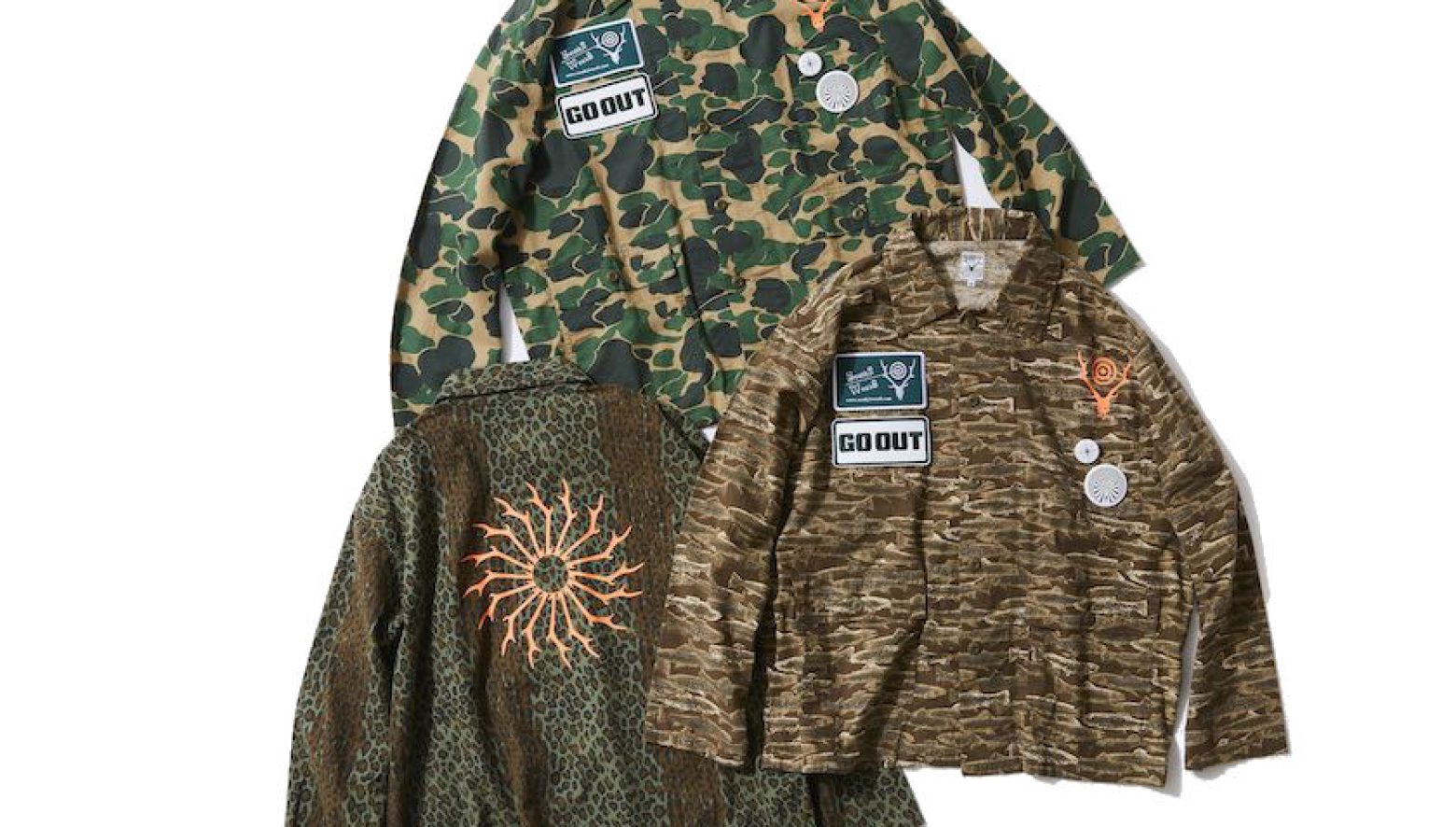 前後プリント&ワッペン使いで異彩を放つ、South2 West8の限定