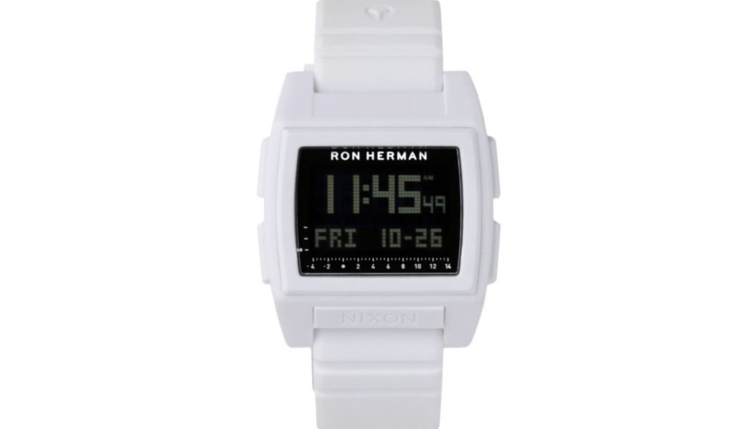 ニクソンの人気サーフウォッチが全面ホワイトに変身。RHC ロン
