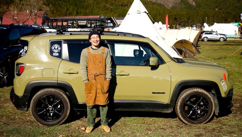 タカミーさん（Jeep／レネゲード）-GO OUT CAMP 冬2018-