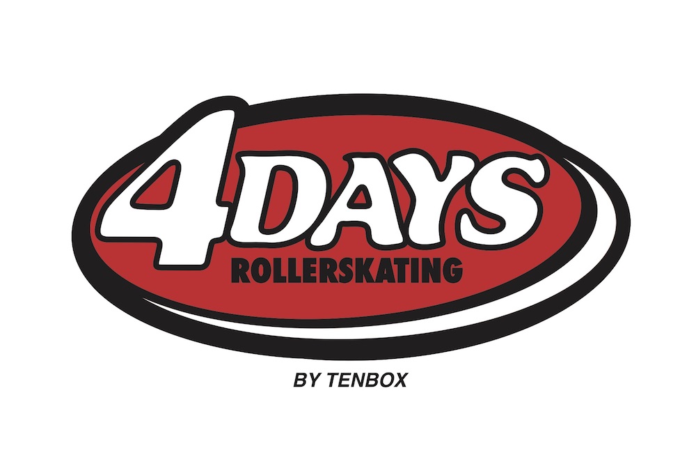 4DAYS ROLLERSKATING BY TENBOX” Tee（BLK）-