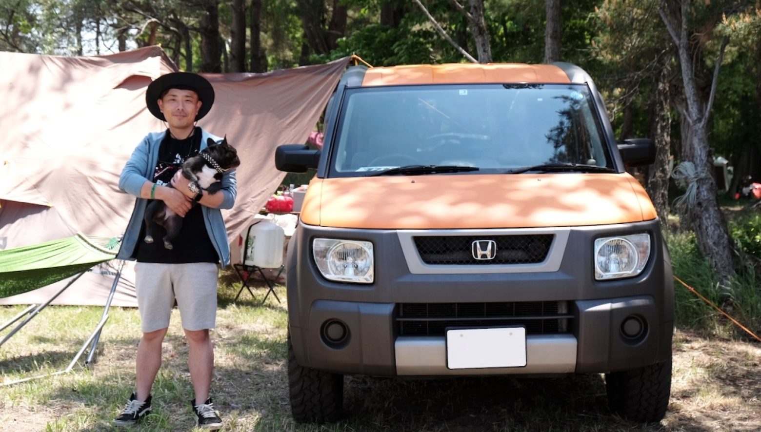 角張りボディをポップにアレンジ Honda Element 角張りボディをポップにアレンジ Honda Element