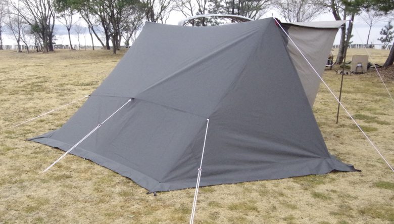 テンマクデザインの人気難燃テントがサイズUP！ 2人用の「大炎幕」発売。