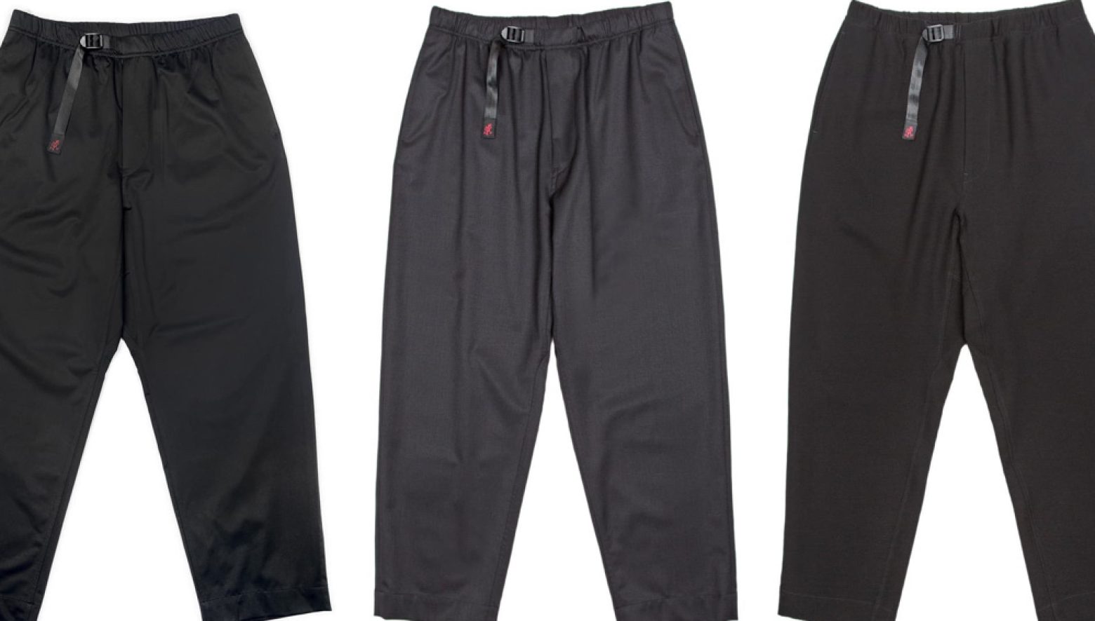 グラミチとNハリによる三本三様の機能スラックスが、ワードローブの