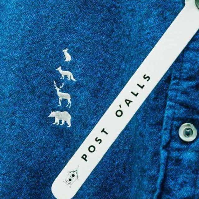 レア 良好 post overalls × EG 青山店オープン記念 マウンテンリサーチが一手間加えた、ポストオーバーオールズの激レア