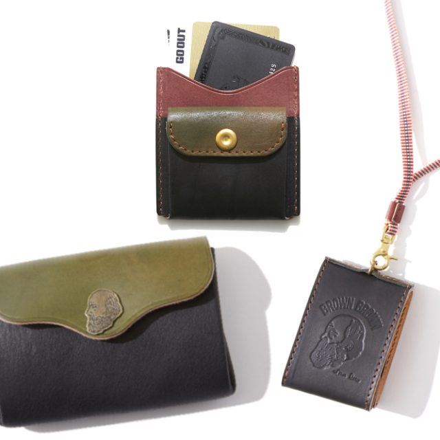 遊び心あるマルチカラーが映える、ブラウンブラウンの限定ウォレット