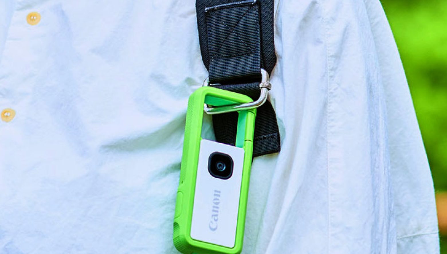 Canon INS PIC REC コンパクトデジタルカメラ 新しい撮影スタイルを提案する新コンセプトカメラ カラビナ