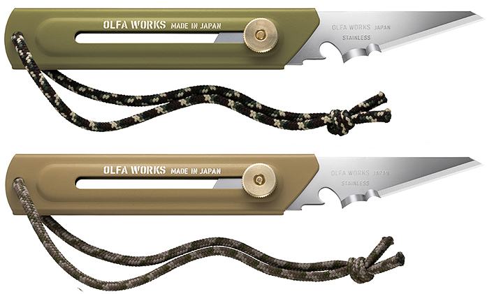 カッター型のアウトドアナイフ!? 替刃式が新しい「OLFA WORKS」の3アイテム。 | アウトドアファッションのGO OUT