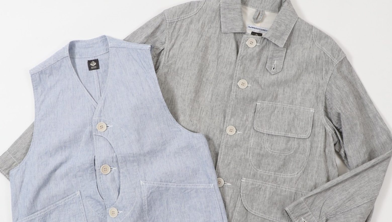 マウンテンリサーチ×バンブーシュート シャンブレーハンティングジャケット 中古・古着通販】MOUNTAIN RESEARCH (マウンテンリサーチ) BAMBOO