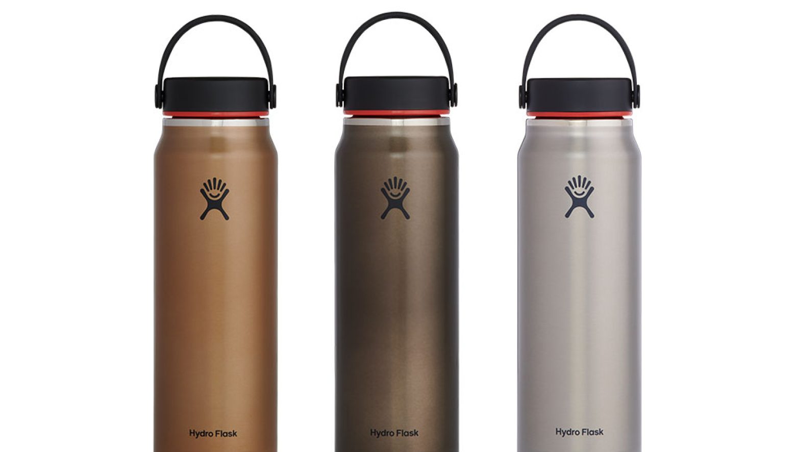 ハイドロフラスクのボトルが、25%も軽量化！ シックなカラーも◎な新