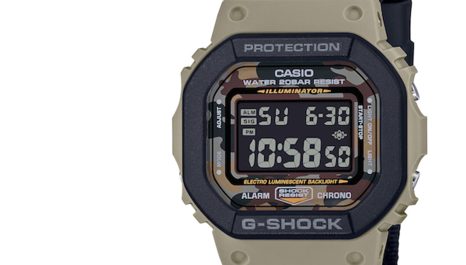 を販売 G-SHOCK DW-5600 ミリタリーサンドグレー 腕時計(デジタル