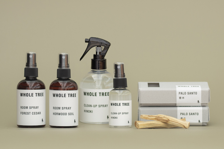 木”に着目した新ブランド「ホール ツリー」始動。除菌スプレーなど自然
