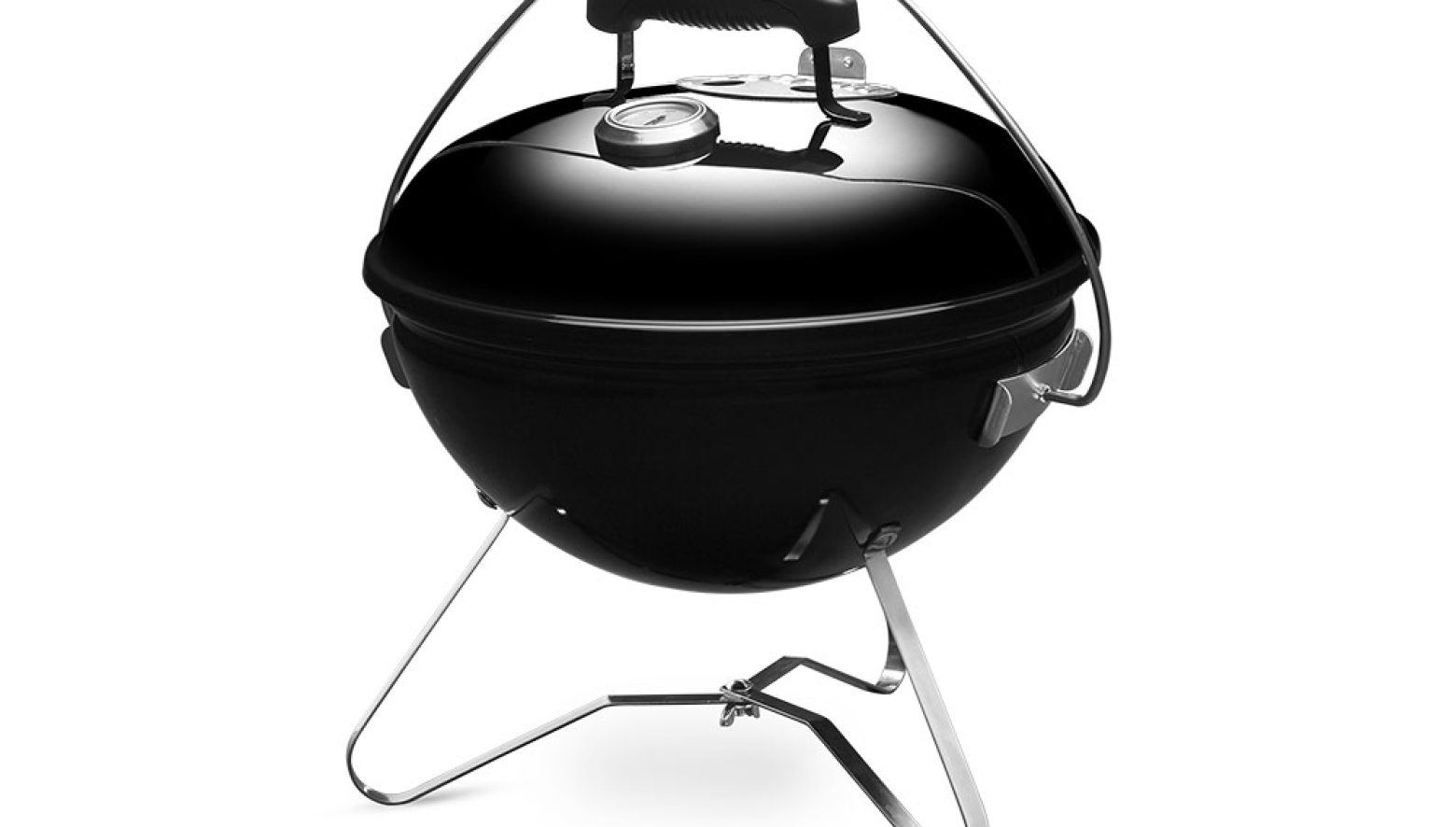 格安 10年保証 Weber ウェーバー バーベキュー グリル コンロ バーベキューグリル バーベキューコンロ BBQ 燻製 炭 チャコール 黒  47cm 温度計付 コンパクトケトル 送料 代引無料 fucoa.cl