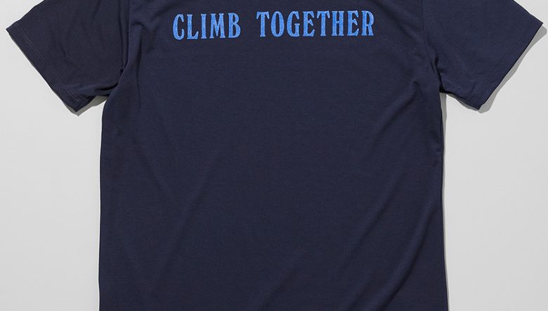 ザ・ノース・フェイスがクライミングジムを応援！ 期間限定のチャリティーTシャツを発売。
