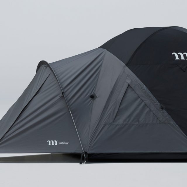 シックな2トーンカラーに仕上げた、ムラコ流山岳テント