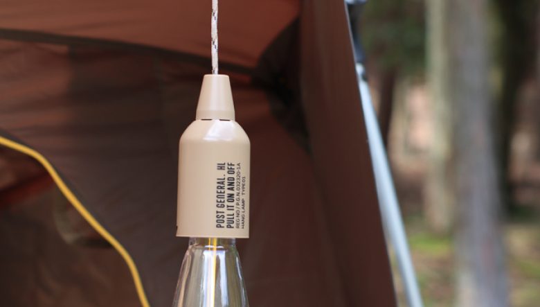 キャンプにも使える、おしゃれ裸電球を発見！ 電源不要＆タフ仕様のLEDモデル。