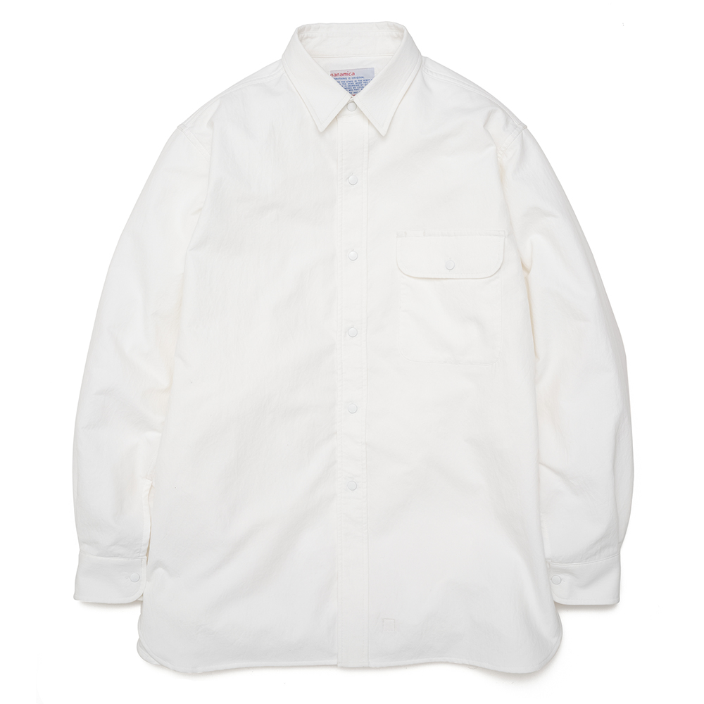白シャツ熱、沸騰目前!? ナナミカのビッグで清涼なCPOシャツに注目。