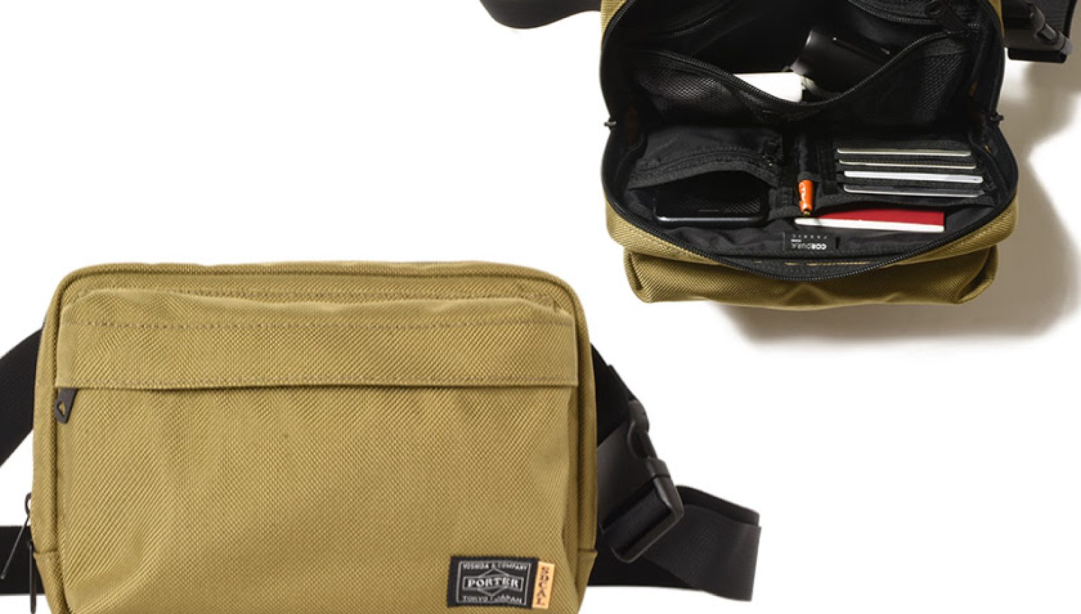 行動バッグの注目株。ポーター×スタカリの、小物が整う画期的ウエスト