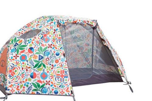 ポーラーの人気定番テントに新色追加！ 遊び心満点の総柄で、秋冬