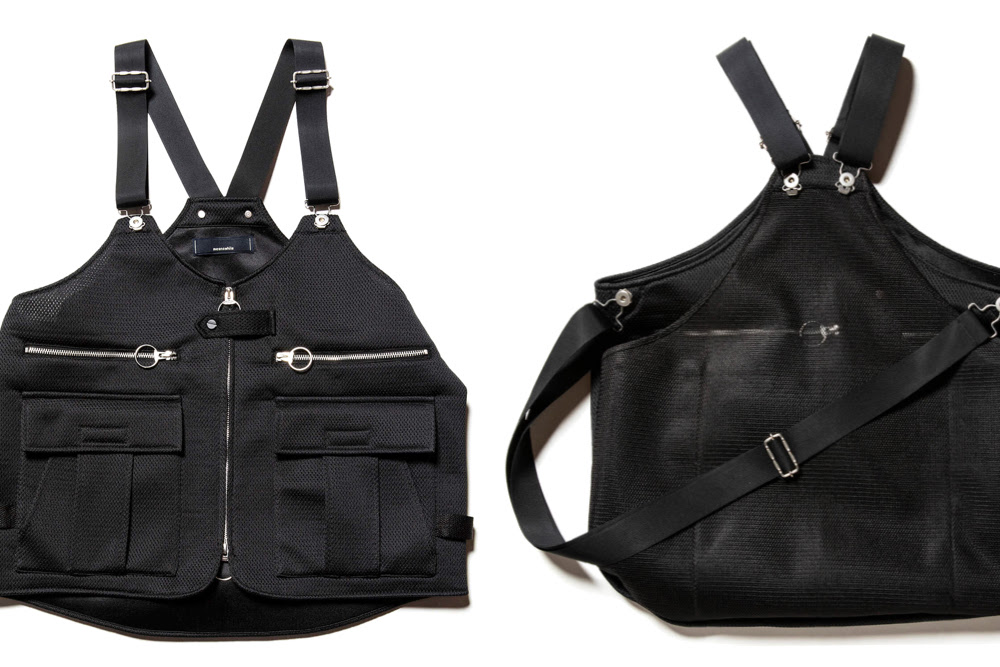 裏返せばバッグに変わる！ ミーンズワイルの新作ベストは、意表を突く
