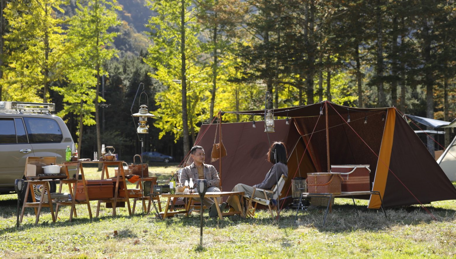 希少カラー hago キッチン キャンプ ビンテージ テント ブラウン fumoto15_241-1560x886.jpg