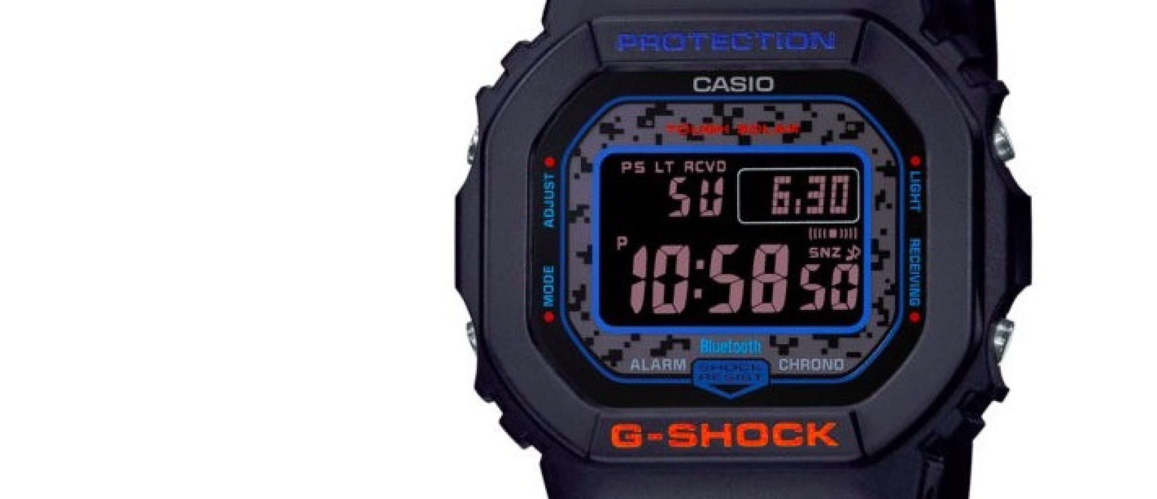 迷彩×ネオンカラーで魅せる、G-SHOCKの新シリーズ「シティカモフラージュ」。