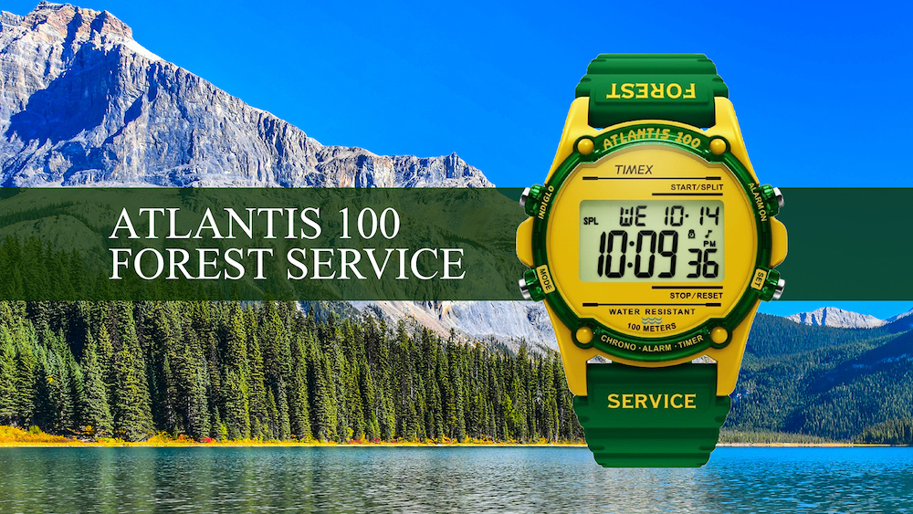 タイメックスが誇る名作アトランティス100の新色「Forest Service」に 
