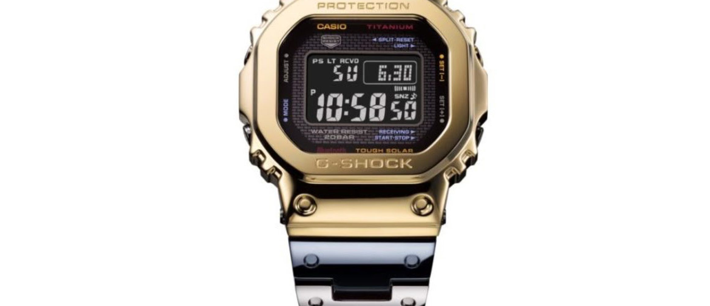 フルメタルG-SHOCKに、チタン合金＆マルチカラーの豪華絢爛な 