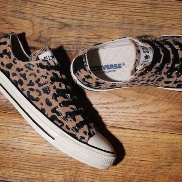 コントラバス 黒豹柄 2025限定】コンバース エクストララージ CPD 安全靴 作業靴 スニーカー