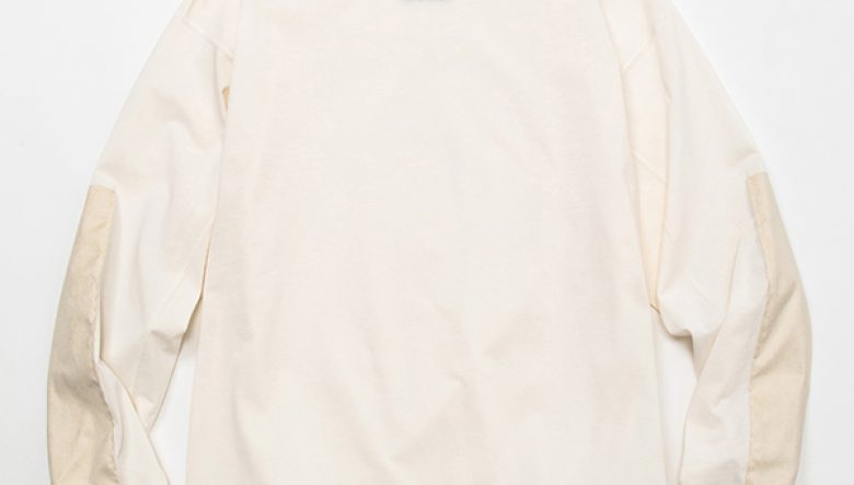 ベロア×ニットの斬新素材で冬まで活躍必至な、ミーンズワイルの機能派Tシャツ。