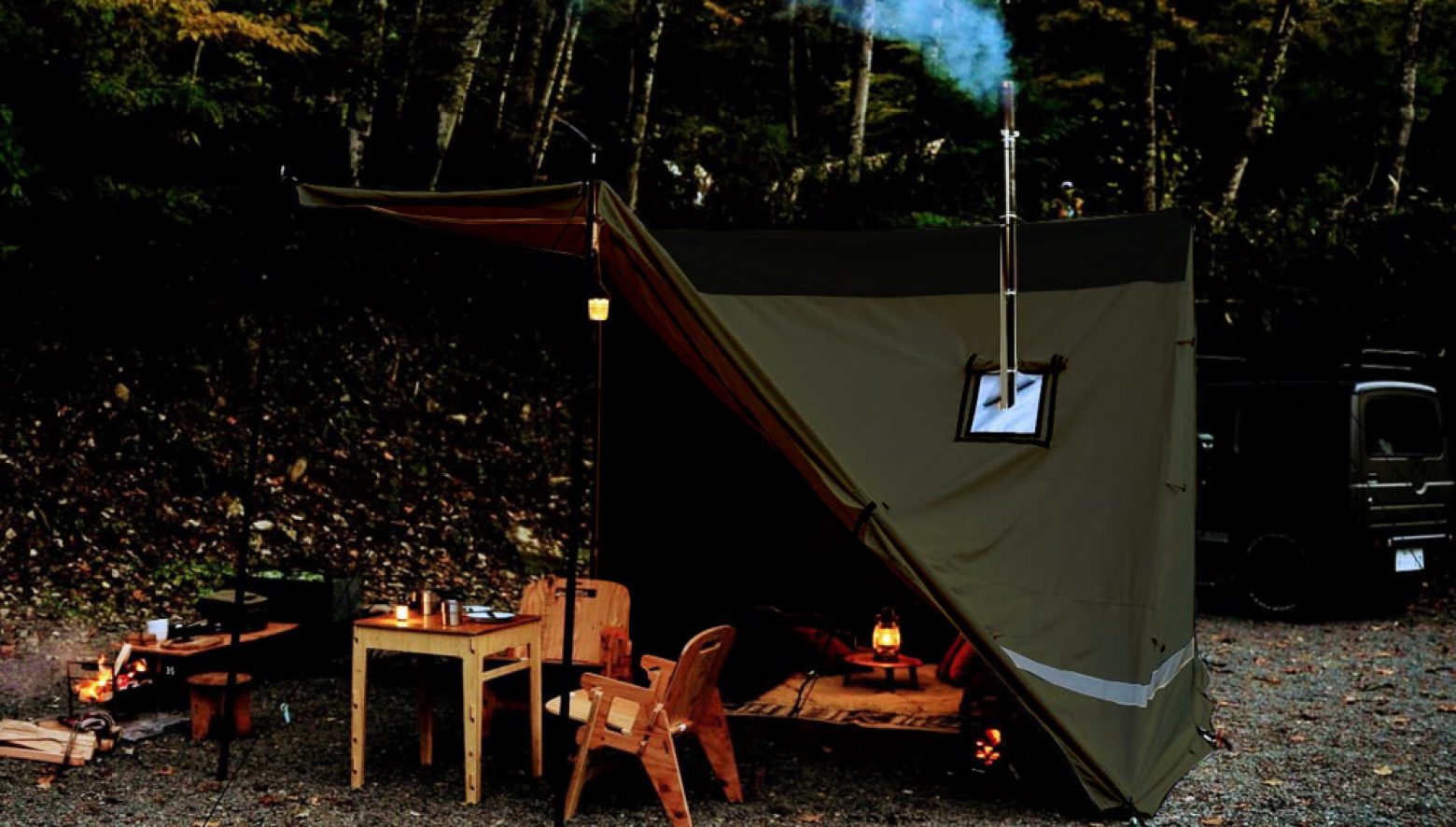 YOKAの大人気テントに新型が登場。煙突対応＆TC素材で冬