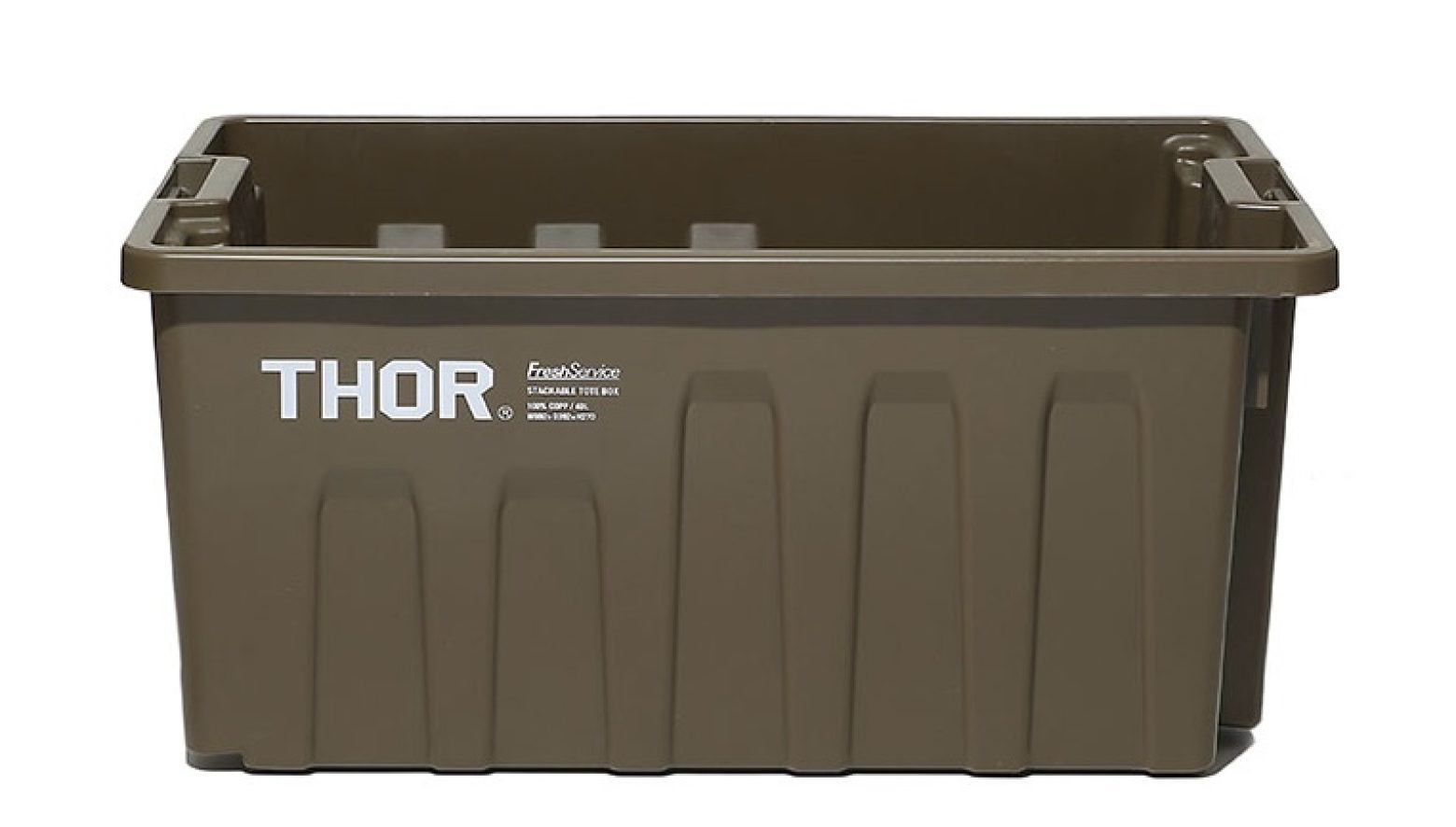 オリーブカラーをまとった限定THORコンテナ。フレッシュサービスらしさ