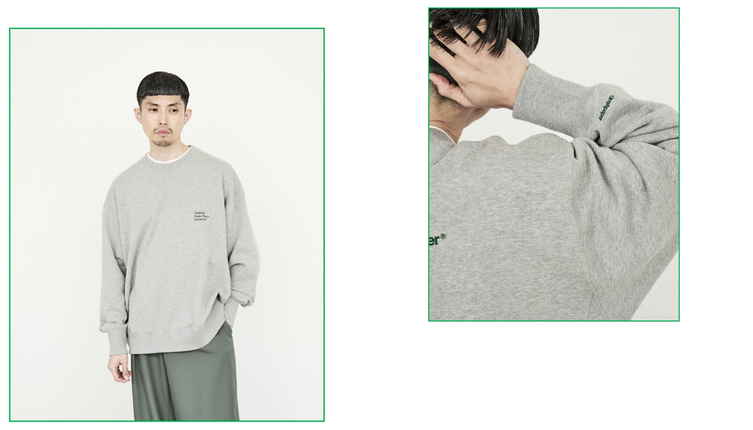 ループウィーラーとグラフペーパーの別注スウェットがアクティブ仕様に