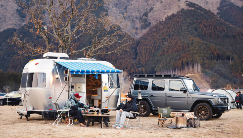 気温も天候も関係なし！エアストリームを使った贅沢キャンプ。（GO OUT CAMP冬@2022.1.29）