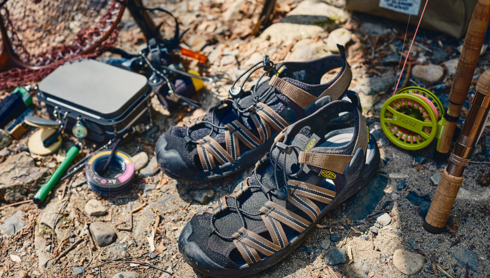 夏といえばKEEN!! 新作の高機能サンダルを釣りキャンプに連れ出してみた。 with GO OUT釣り部