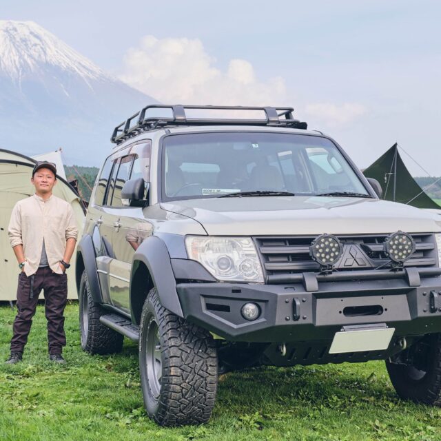 MITSUBISHI／PAJERO】オフロード感を色濃くカスタムした3代目パジェロ。