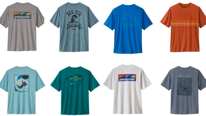 グラフィックは全19種！ パタゴニアのエコで機能的なTシャツが、この夏 