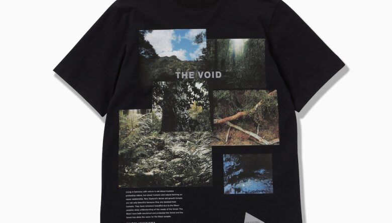 登山家 石川直樹の作品を転写した、アンドワンダーのコーデュラシャツが斬新。