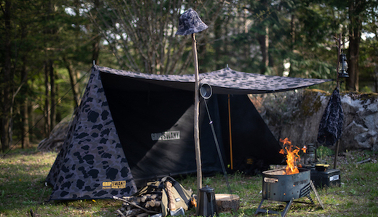 GRIP SWANY × atmos FIREPROOF GS TENT-
