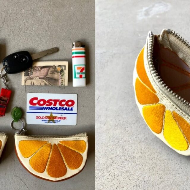 ビビッドなカラーが夏らしい、カットオレンジを模したリラックス