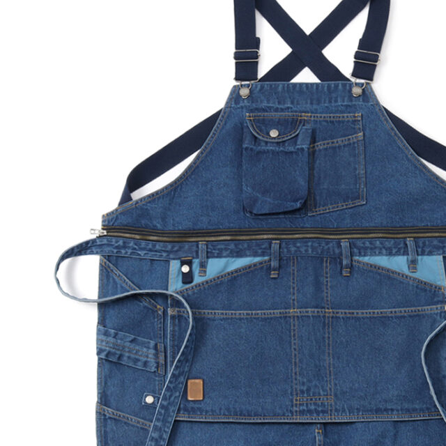 分裂するエプロン⁉︎ チャムスの難燃シリーズに、ユーティリティな技