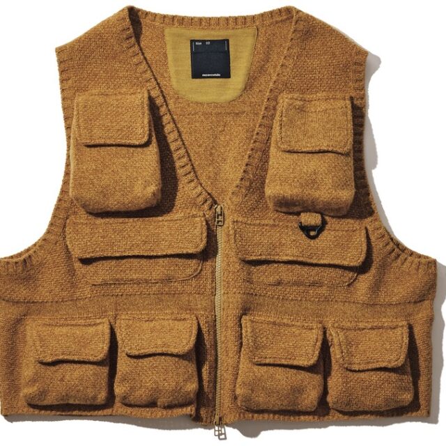 ミーンズワイル meanswhile ［過剰収納力］ニットラゲッジベスト e957b5c1c55da43e1ab37474a1b51f