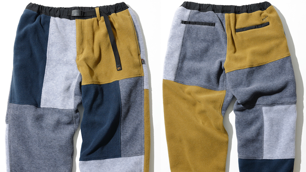 派手すぎないパッチワークデザインが絶妙。穿くフィールドを選ばない