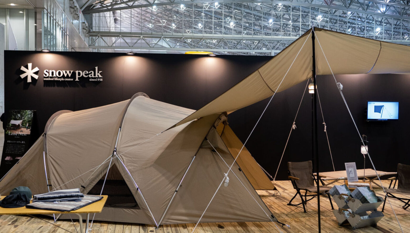 スノーピークの新型テントが「TOKYO OUTDOOR SHOW」で一般向け初展示！