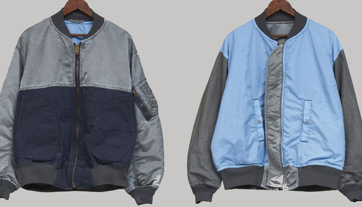 ナイジェルケーボン 50'S FLIGHT JACKET REVERSIBLE 米国空軍 × 米国海軍 》50'S FLIGHT JACKET - REVERSIBLE