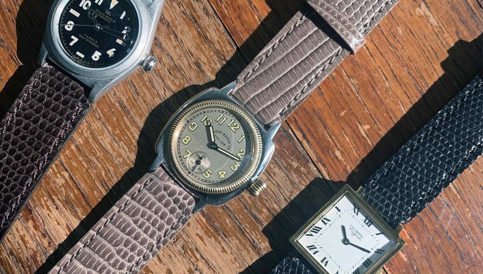 レトロなオリジナル腕時計が作れる、VAGUE WATCH Co.のカスタム