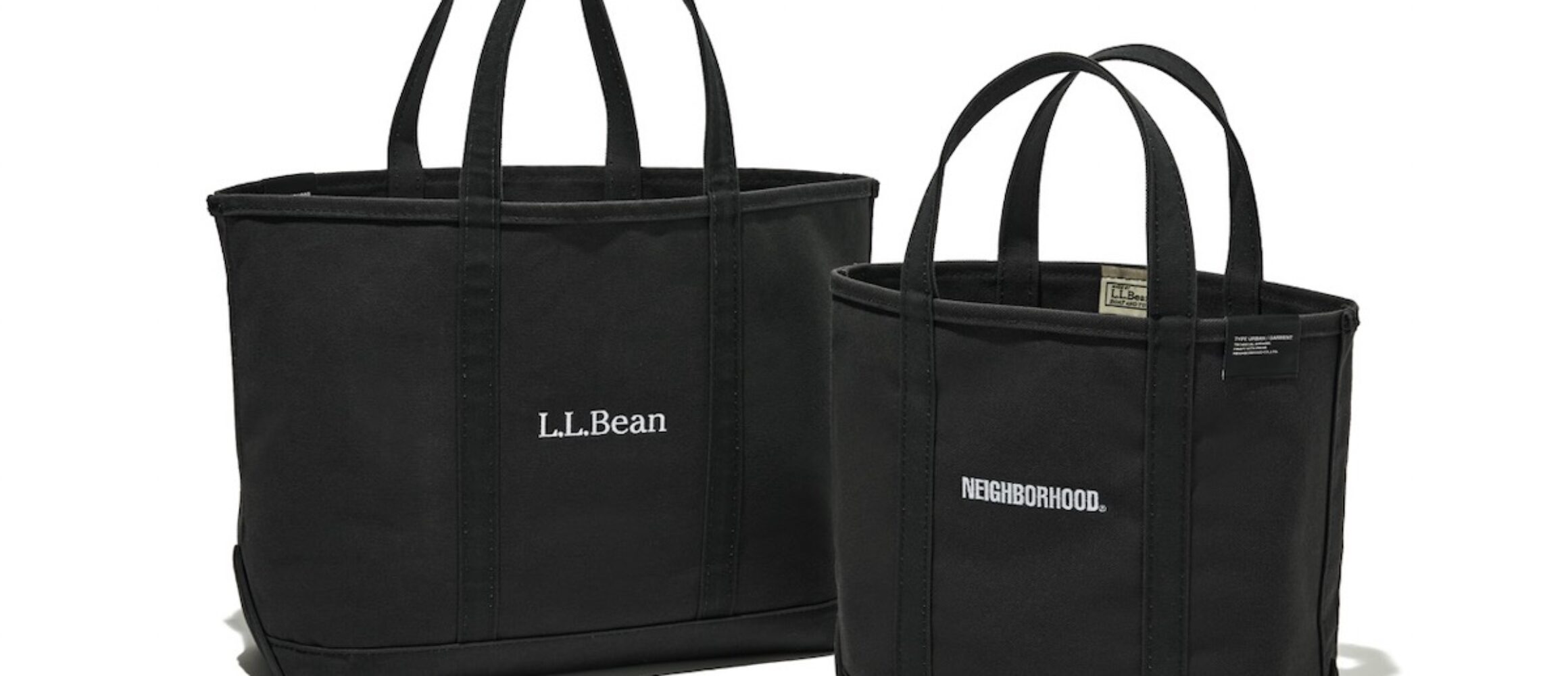 NEIGHBORHOOD L.L.Bean . Black Tote-Mサイズ
